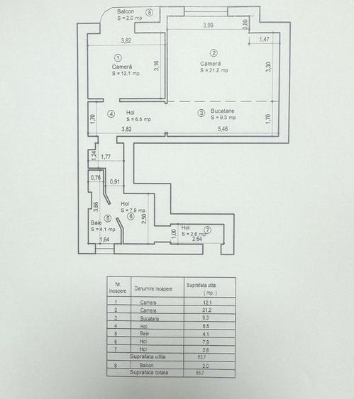 Apartament 2 camere langa Piata Victoriei Timisoara