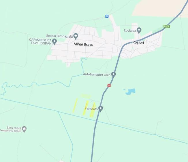 Teren de vanzare in localitatea Rosiori – Nou in piata!!!!v