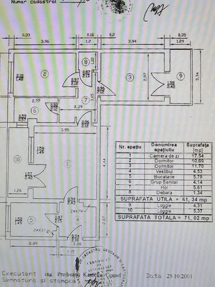 APARTAMENT 3 CAMERE & 2 BALCOANE BLOC REABILITAT TERMIC GORJULUI