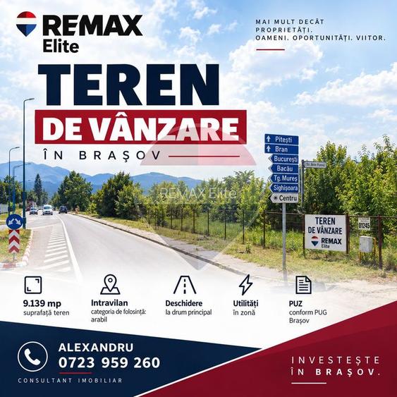 Teren 9,139mp in orasul Brasov-Strada Aron Pumnul - 3