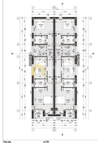 Duplex de vânzare | 5 camere, SU 202 mp, garaj | Clasa A | Zona Tineretului