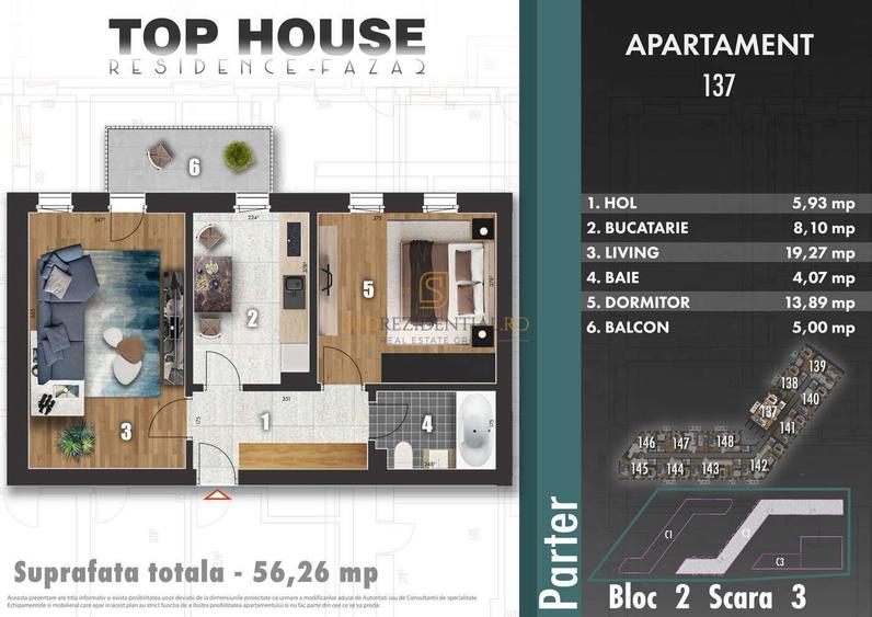 Apartament de vanzare 2 camere, decomandat, langa parc, Bd Metalurgiei