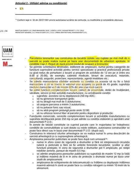 Teren pentru Dezvoltare Imobiliara