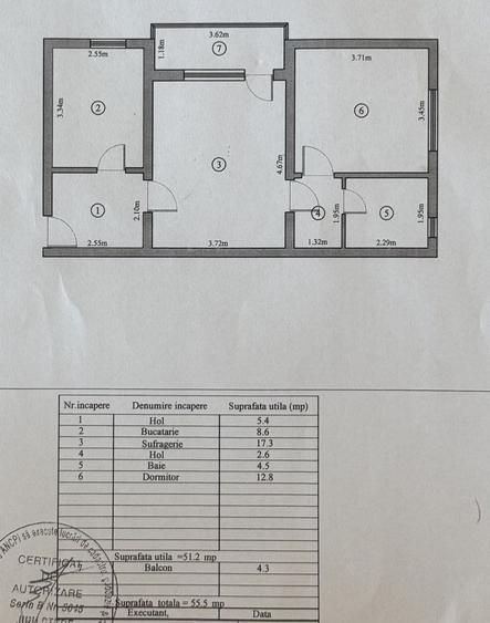 Apartament 2 camere renovat zona Tomis Mall