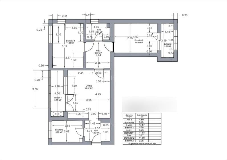 3 Camere | A. Obregia | Nemobilat | Et. Intermediar - 8