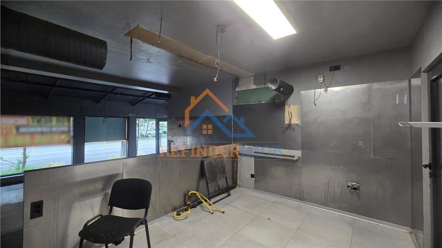 Spatiu comercial cu vad, Uverturii - stradal, pretabil restaurant