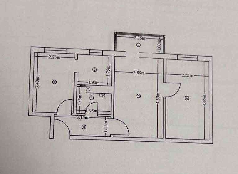 Apartament 2 camere, 42.50 mp, zona Fortuna-Craiovita Noua