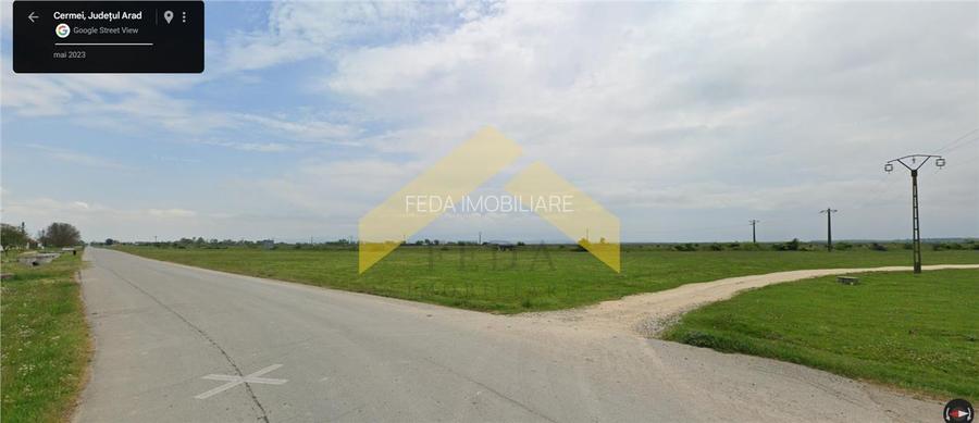 19.5 HA teren intravilan de vanzare localitatea Cermei - 2