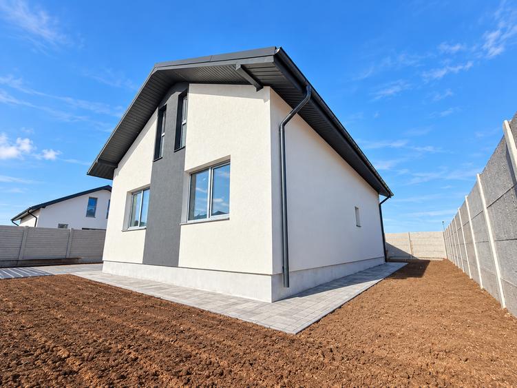 Casă de vânzare individuală nouă | 4 camere | Berceni | 406 | Asfalt | La cheie