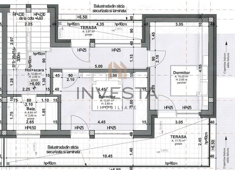 Apartament 4 camere in imobil tip vila, 116 mp utili + terasa 17 mp! - 2