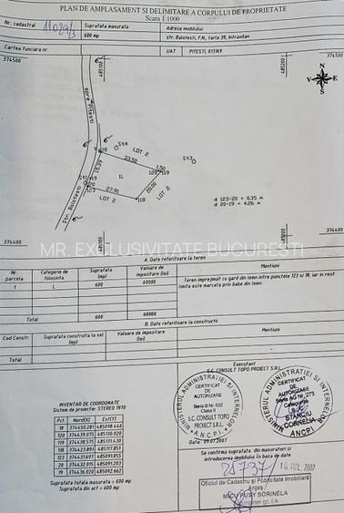 Teren intravilan 600 mp, liziera pădurii, Balotești, Posibilitate casa Parter - 5