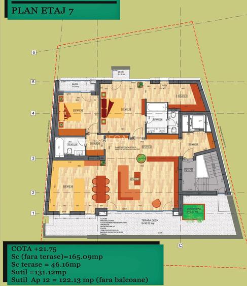 Penthouse NOU Superb Ultracentral Dacia Eminescu ! OPORTUNITATE ! - 7