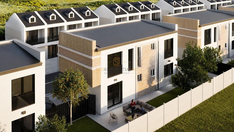 Vila moderna tip duplex, 4 camere, ansamblu privat cu loc de joaca