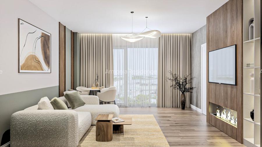APARTAMENT 3 CAMERE ARMONIA-RESIDENCE | CORESI TRACTORUL  | BLOC 2 - 5