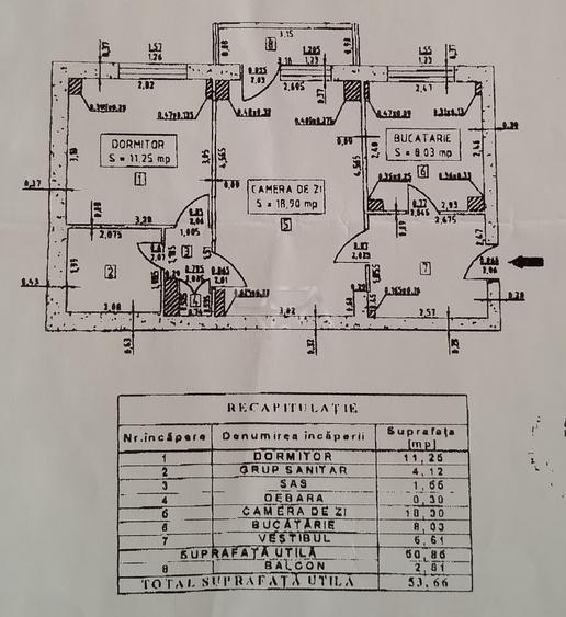 2 camere Vitan, et. 5, an 1986, metrou, 54 mp, renovat