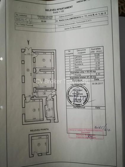 apartament 3 camere et.1/2 ,ultracentral,Radu Calomfirescu - 12