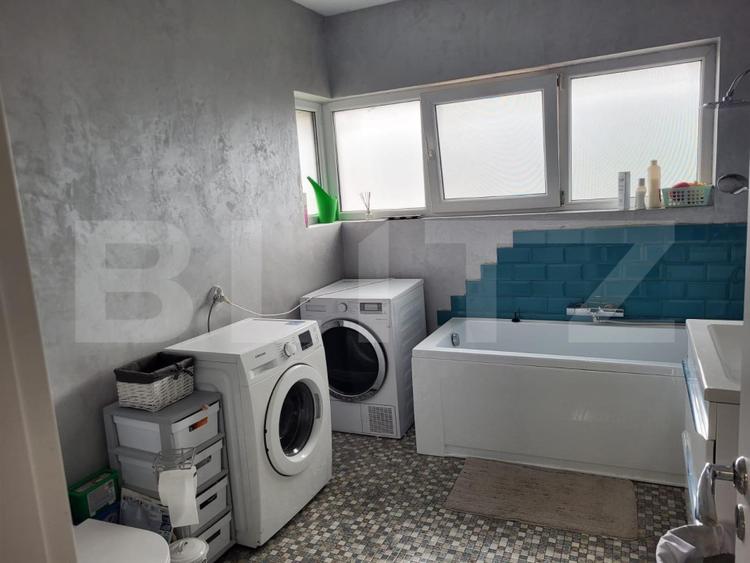 Duplex mobilat si utilat, 136 mp, 343 mp, panouri fotovoltaice,zona Tineretului