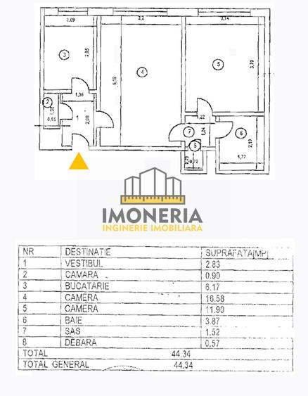 2 camere Maior Coravu-550m Metrou Muncii-400m parc-0%comision