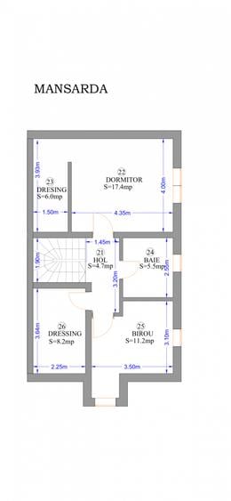 Duplex modern cu 4 camere | 111 mp utili | Dressing | Mosnita