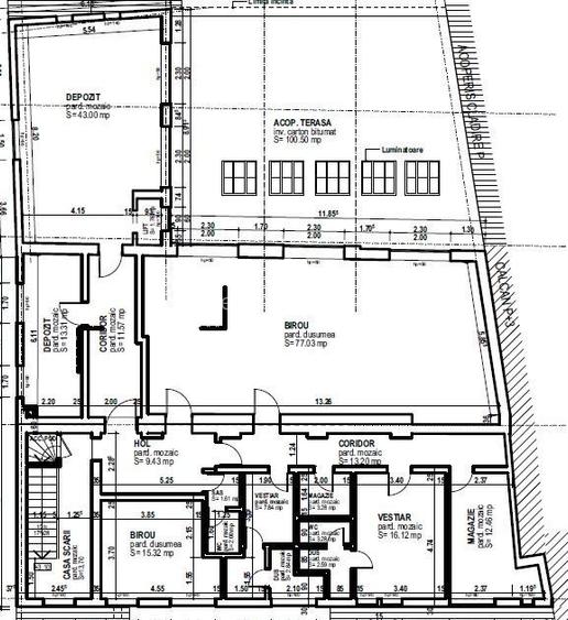 Spatiu de birouri, terasa, 332 mp, Ultracentral - 12