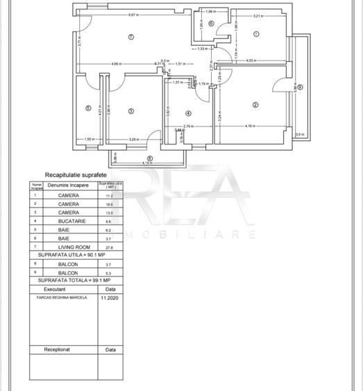 4 Camere Decomandat Mobilat Utilat Pod Constanta