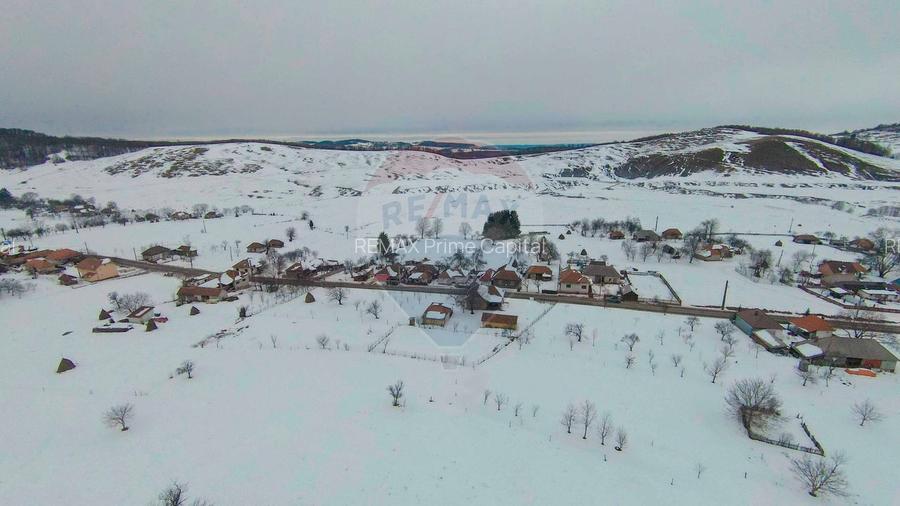 Casă cu livadă, 4 camere din cărămidă, de vânzare în zona Bratca-Damiș - 26