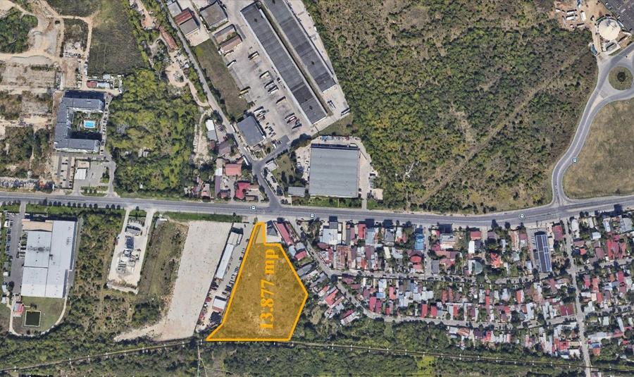 Teren de 13.877 mp de închiriat – Șoseaua Chitila, București