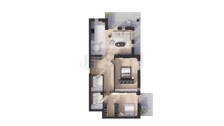 REA1022753 Pipera 3 Camere Confort Sporit