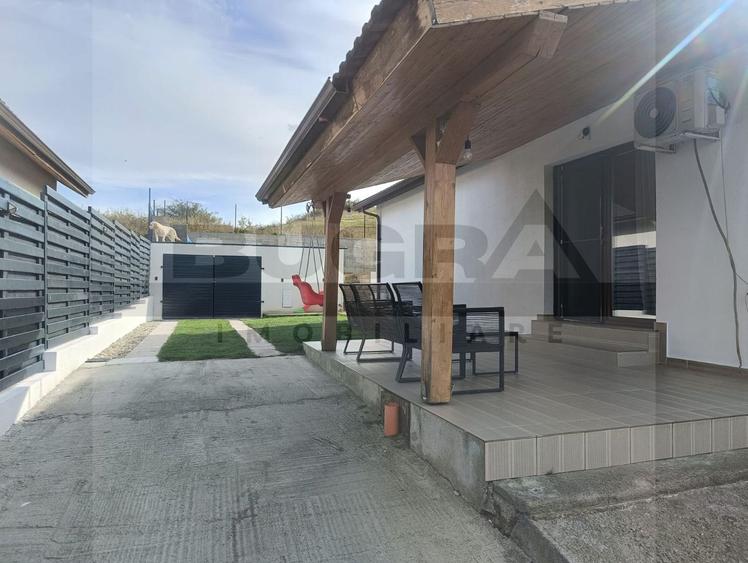 Casa individuala la cheie, 3 camere, 70 mp+425 teren, garaj,Sannicoara