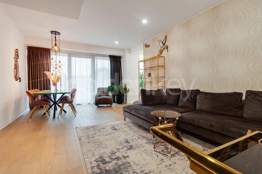 Apartament ultra-finisat cu 3 camere | 2 bai | parcare si 8mp terasa