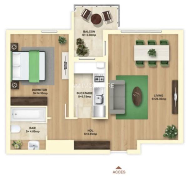 AP. 2 CAMERE - NUSCO CITTA, LOC PARCARE, CENTRALA PROPRIE, BLOC NOU - 8