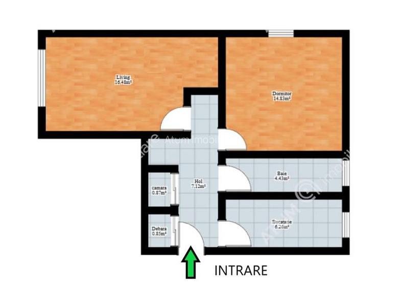 Apartament 2 camere decomandate zona Terezian Sibiu - 5