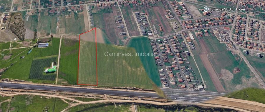 Teren intravilan de vanzare in Santandrei, rezidential sau industrial la Centura - 6