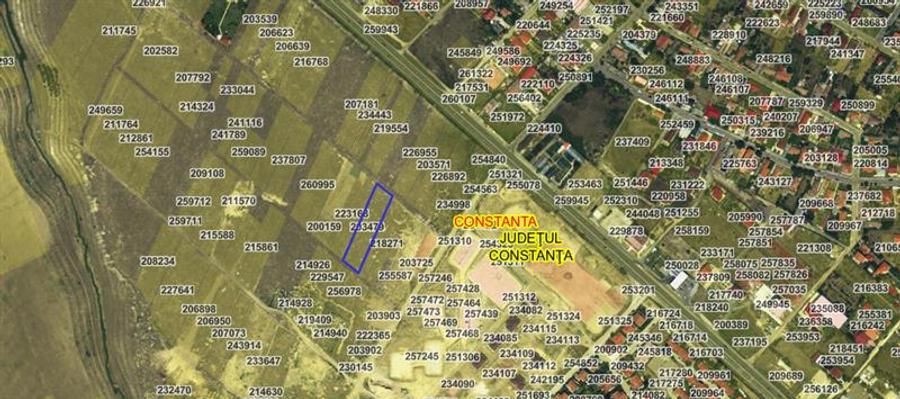Teren 2500 mp zona Boreal