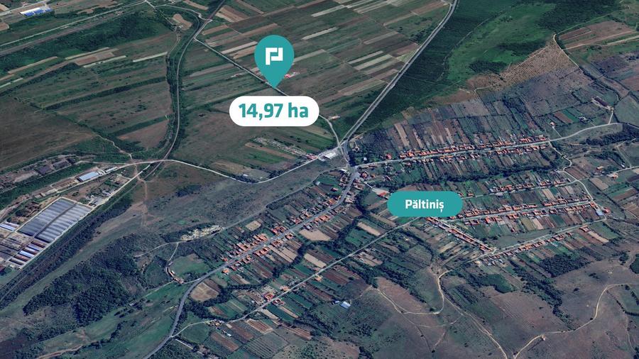 Teren extravilan agricol 15 ha lângă Caransebeș