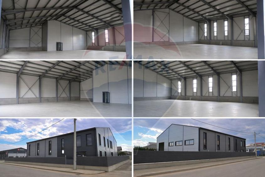 Hală industrială de închiriat – 560 mp si curte