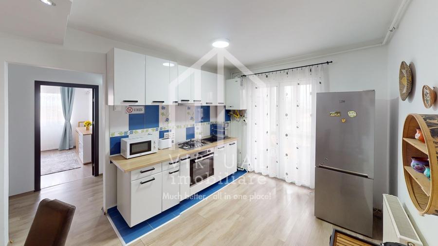 Apartament cu 3 camere, 68mp utili+balcon, etaj 5/10, bloc cu lift