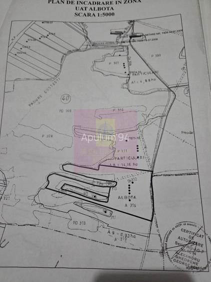 9,4 ha teren lângă DEx12 Pitești | 2,85 €/mp | loturi sau pachet - 7