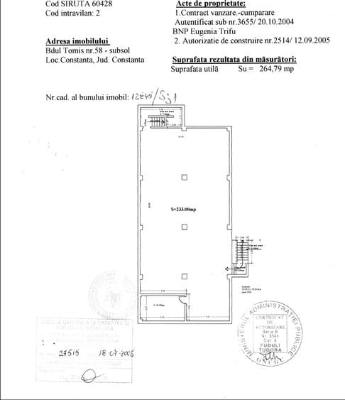Spatiu comercial Parter +Subsol stradal