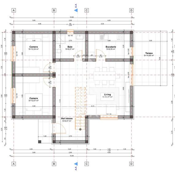 Casa individuala cu teren 520 mp in Giroc