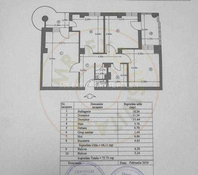 Apartament decomandat 3 camere Gavana - 8