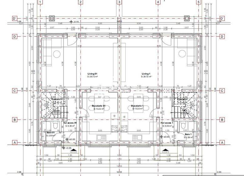 Duplex 4 camere- 120 mp- teren 250 mp- Sura Mica - 2