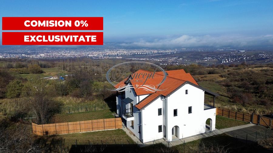 Duplex modern Feleacu cu vedere panoramica spre Cluj