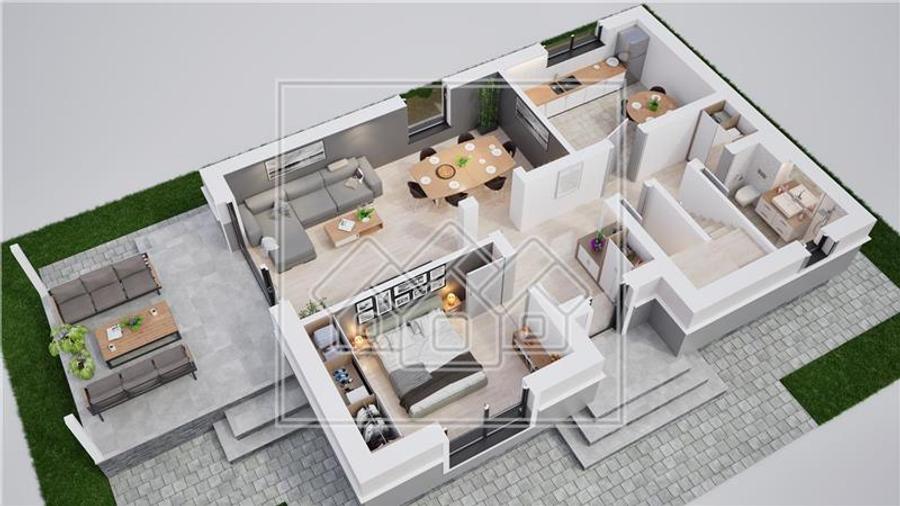 Casa individuala cu 5 camere, teren 497 mp - Allegra Residence