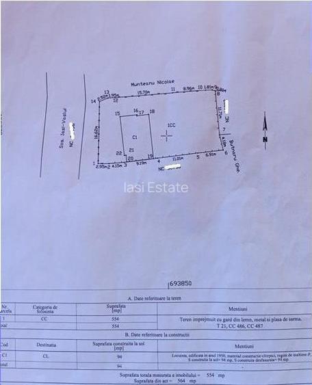 Ocazie! Dumbrava la str principala TEREN 554mp CASA batraneasca 94mp locuibila - 6