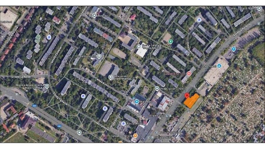 Cladire comerciala-1.913 mp + Teren 1.500 mp- Ploiesti Nord