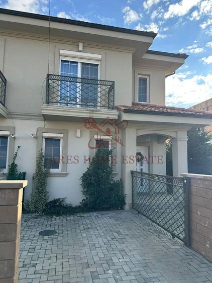 Casa in stil mediteranean, ultrafinisată 5 camere, 3 bai + curte.