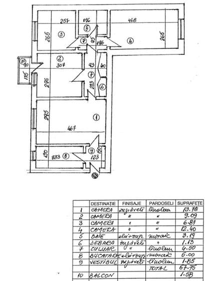 Apartament 4 camere Semidecomandat Berceni - 10