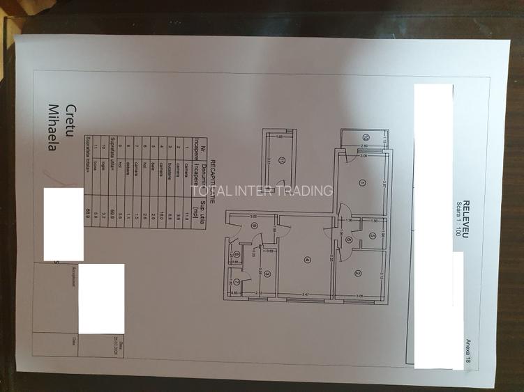 Vanzare-Dr Taberei-V Ialomitei-3 camere-p/4-reabilitat-boxa-bl 73-liber-115000E - 4