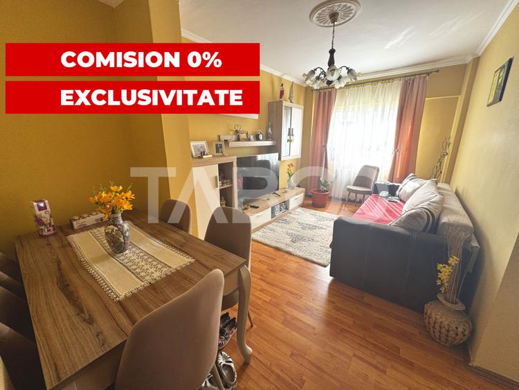 COMISION 0 - Apartament decomandat cu 4 camere 2 bai balcon Cisnadie